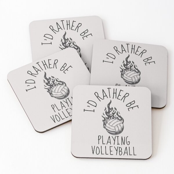 Item preview,    I'd Rather Be Playing Volleyball,   Volleyball Pun    - Funny Volleyball Player Quotee designed and sold by unique things.