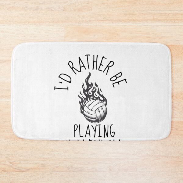 Item preview,    I'd Rather Be Playing Volleyball,   Volleyball Pun    - Funny Volleyball Player Quotee designed and sold by unique things.