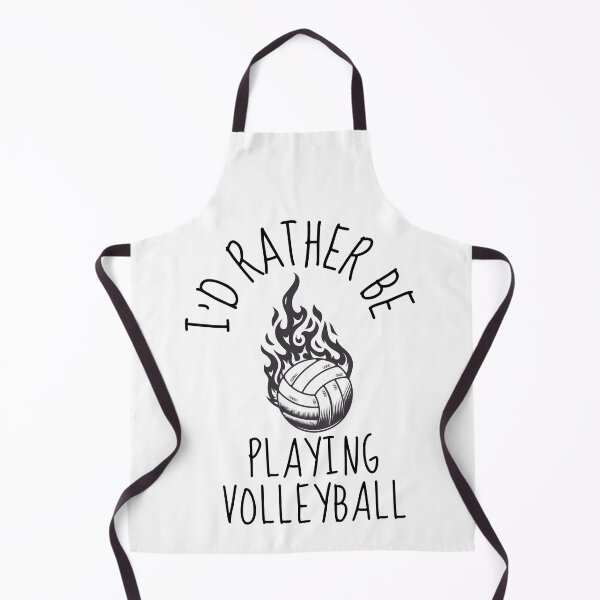 Item preview, I'd Rather Be Playing Volleyball, Volleyball Pun - Funny Volleyball Player Quotee designed and sold by unique things.