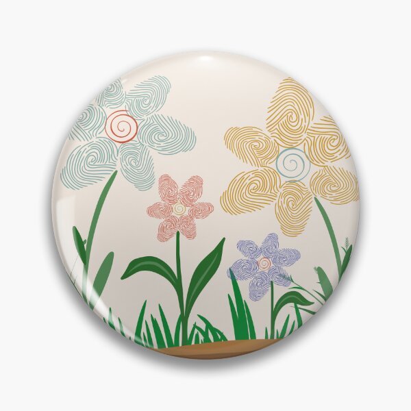 Item preview, Latent Fingerprint Flower Garden designed and sold by SceneOfTheCrime.
