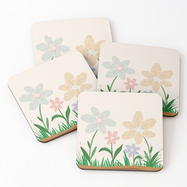 Item preview, Latent Fingerprint Flower Garden designed and sold by SceneOfTheCrime.