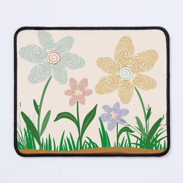 Item preview, Latent Fingerprint Flower Garden designed and sold by SceneOfTheCrime.