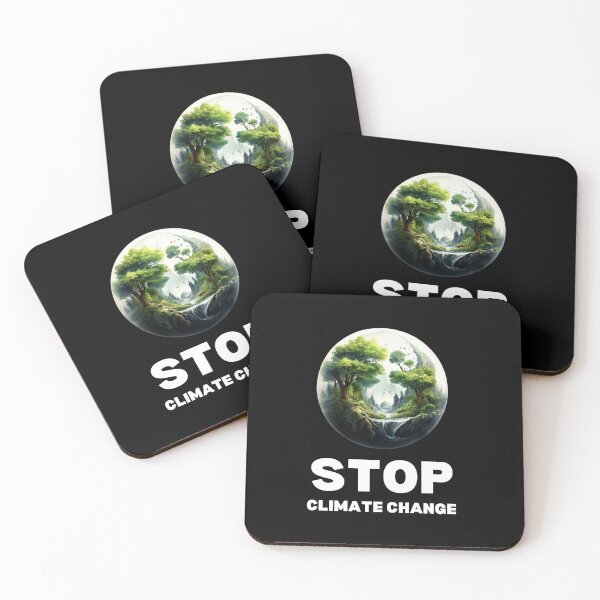 Item preview, Stop climate change designed and sold by Mateusz Majcherek.