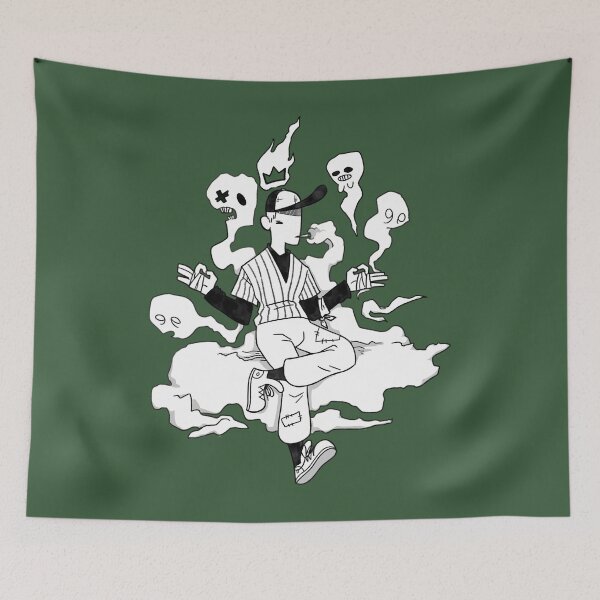 Item preview, Smoke Batter Purification in Progress Art Print 	 designed and sold by hfygbedz59.