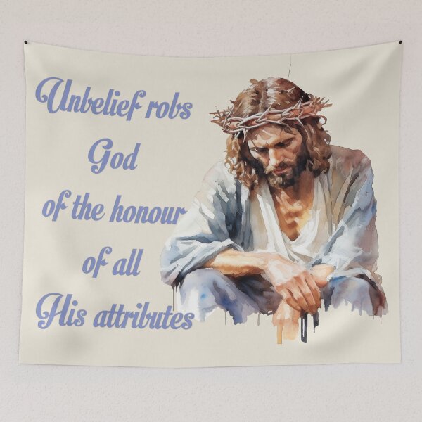 Item preview, Unbelief Robs God designed and sold by WideIsTheGate.