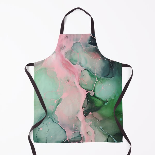 Item preview, Enigmatic Fusion - Abstract Painting of Pink, Green, and Black designed and sold by vadimcarazan.