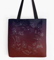 Nacht in den Waldaufstellungen Tote Bag