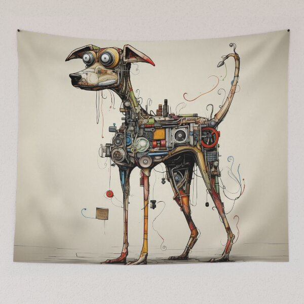 Item preview, robot dog designed and sold by hhh-art.