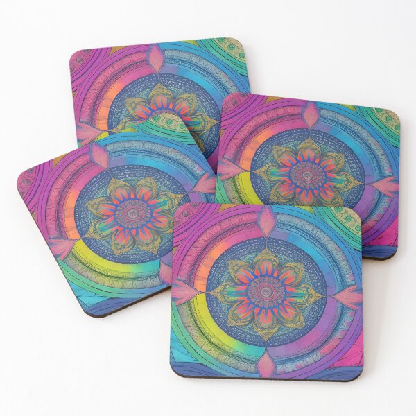 Item preview, Painted Mandala Circle Art 57 by MMA designed and sold by spacemandala.