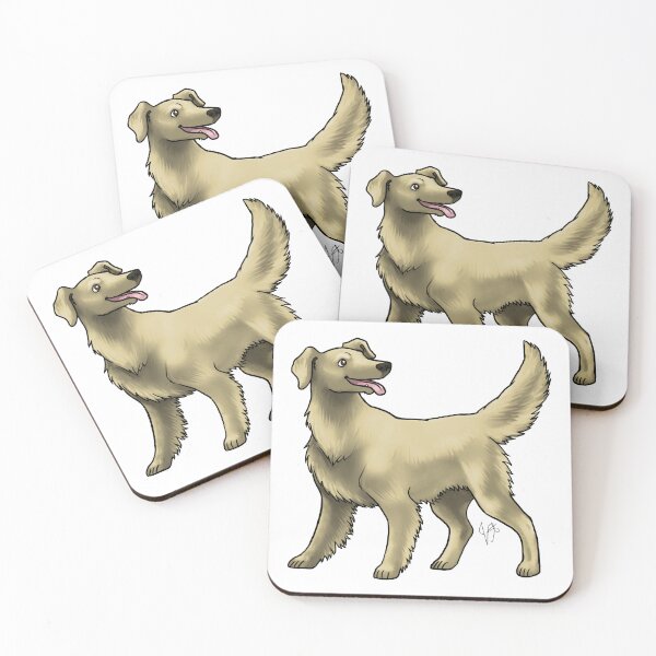Item preview, Flat-Coated Retriever - Yellow designed and sold by Jennifer Stolzer.
