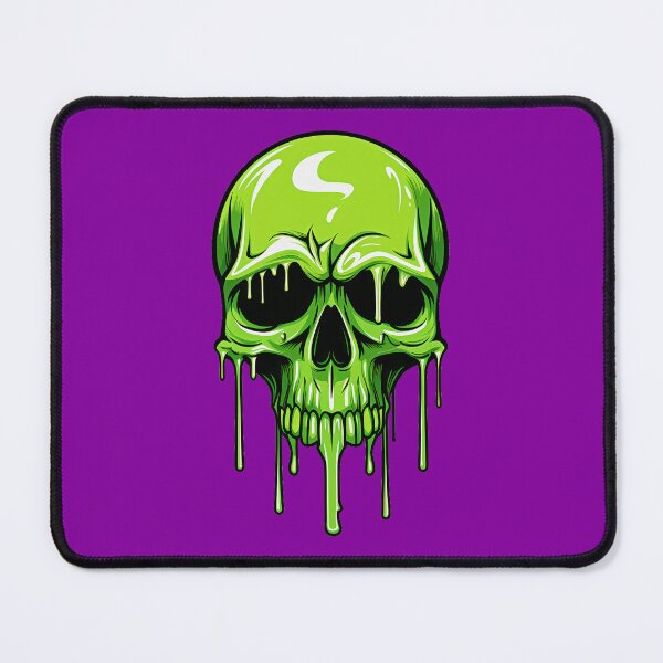Item preview, Green Dripping Skull | Green Melting Skull | Graffiti Skull designed and sold by CoolHippoQuotes.