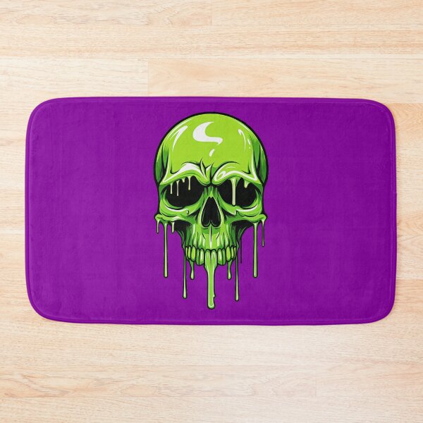 Item preview, Green Dripping Skull | Green Melting Skull | Graffiti Skull designed and sold by CoolHippoQuotes.