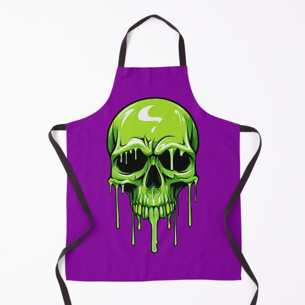 Item preview, Green Dripping Skull | Green Melting Skull | Graffiti Skull designed and sold by CoolHippoQuotes.