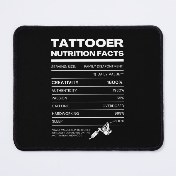 Item preview, Tattooer facts - white lettering designed and sold by Jesanns.