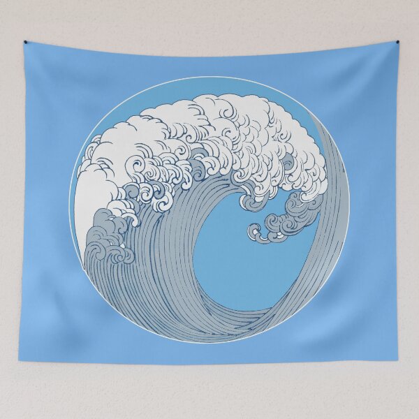 Item preview, The Wave, Hamonshu, by Mori Yuzan (1903)  designed and sold by MINDTHECHERRY.