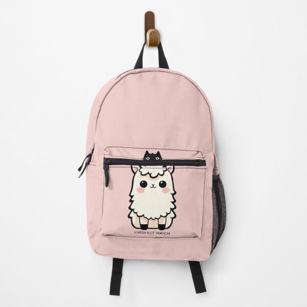 Item preview, Llama with Black cat, Puurfect Friends designed and sold by llamahuaska.