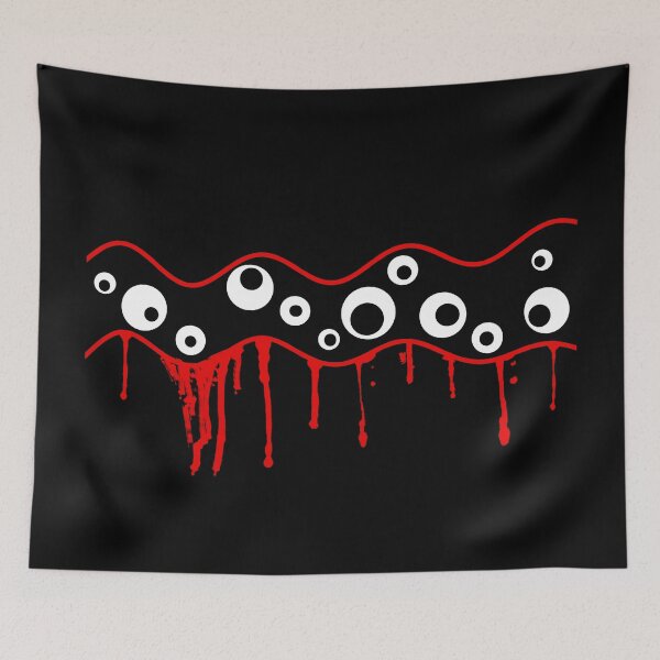 Item preview, Funny Halloween Googly Eyes and Blood Faultline Style  designed and sold by Greenbaby.