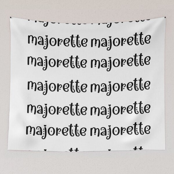Item preview, majorette (black design) sticker set, sticker bundle, 6 pieces set designed and sold by EmeraldeaArt.