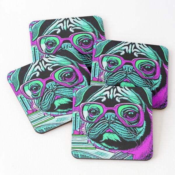 Item preview, Pug in the NEWS 6 designed and sold by RedBluffTraders.