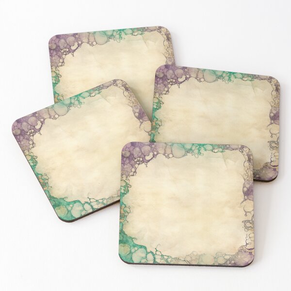 Item preview, Marbled Design in Greens and Purples designed and sold by Melanie  Dooley.