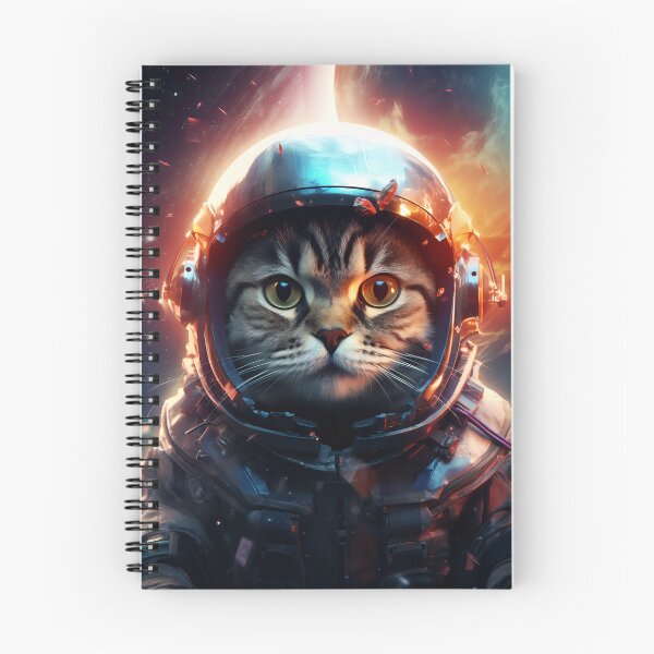 Item preview, Astro Kitty - Cute Astronaut Cat in Her Space Suit designed and sold by Alcyonian.