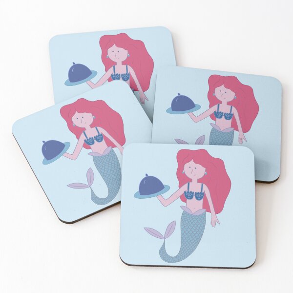 Item preview, MERMAID WAITRESS Maya Hawke Mermaid Bar MOSS art designed and sold by octopusmilkman.