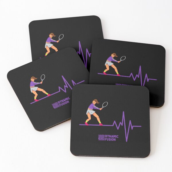 Artikelvorschau, Dynamic Fusion - Heartbeat and Tennis Player entworfen und verkauft von pixdesigns.