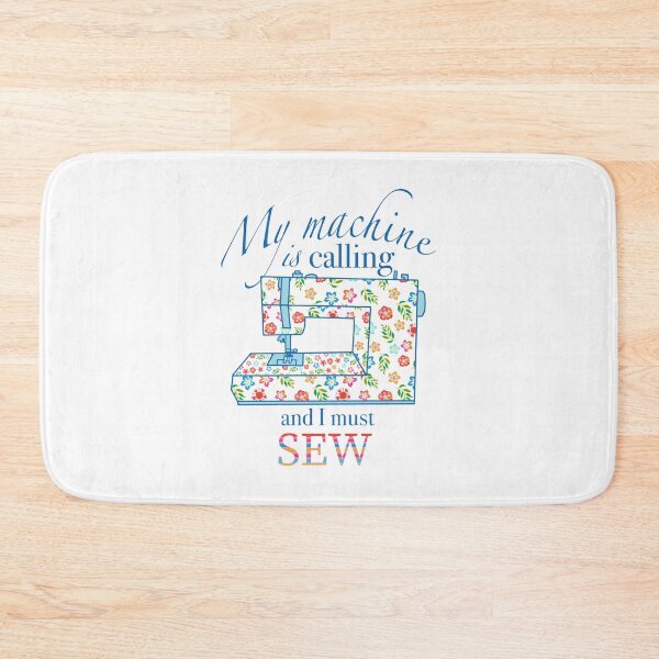 Item preview, My Machine is Calling and I Must SEW! designed and sold by creativebeeshop.