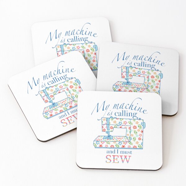 Item preview, My Machine is Calling and I Must SEW! designed and sold by creativebeeshop.