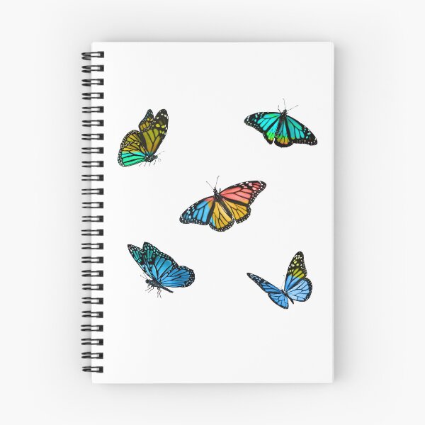 Item preview, Colourblock Butterflies Sticker Pack designed and sold by casserolestan.