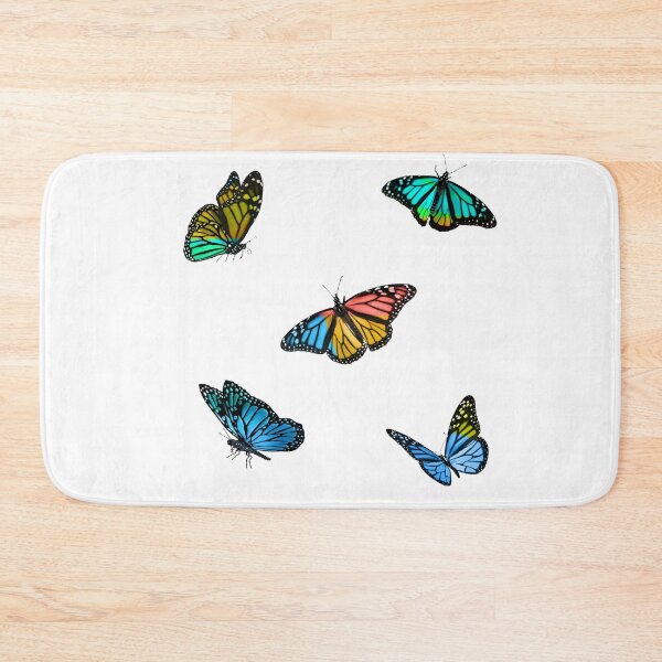 Item preview, Colourblock Butterflies Sticker Pack designed and sold by casserolestan.