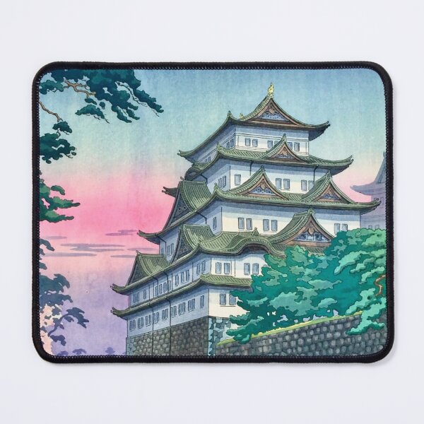Item preview, Classic Ukiyo-e Woodblock Painting Landscape Art: NAGOYA CASTLE by Tsuchiya Kouitsu designed and sold by Wa-Fusion.