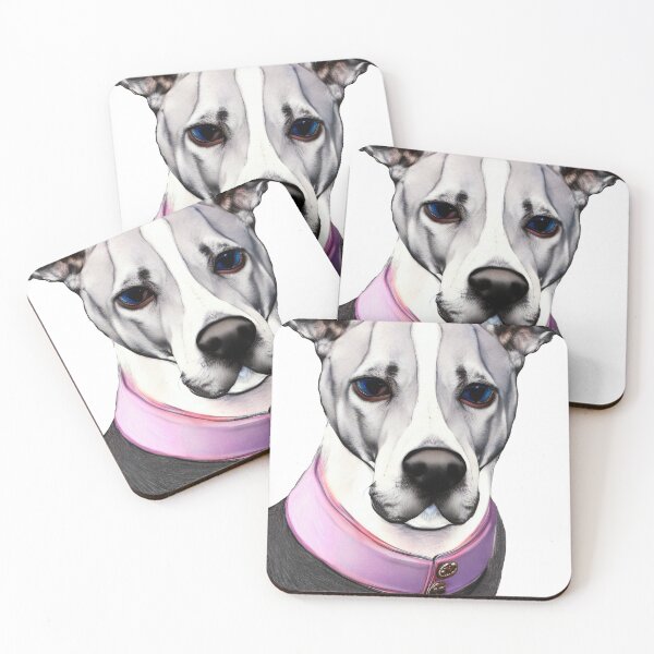 Item preview, Dog, elegant Pit bull , blue eyes designed and sold by Arte-Vivo.