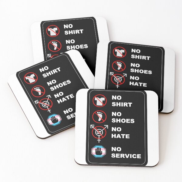 Item preview, No shirt no shoes no hate designed and sold by moonmorph.
