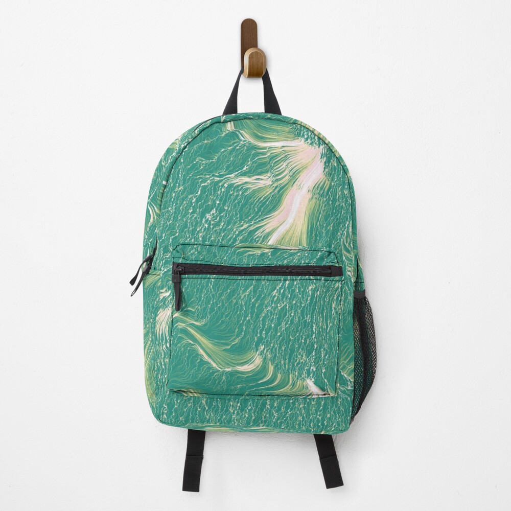 Vista previa del artículo con la obra «Mochila», diseñado y vendido por TiwGenerative.
