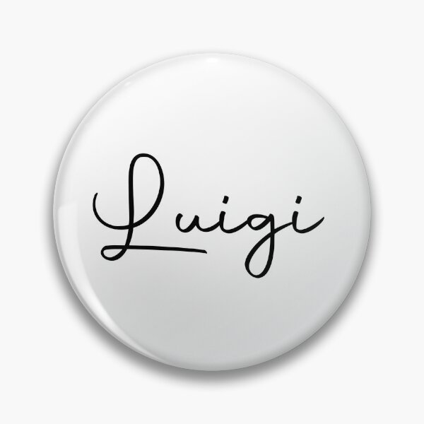 Artikelvorschau, Luigi Cursive Name Label entworfen und verkauft von NafilNafiz.