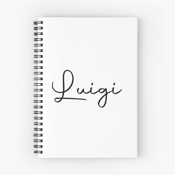 Item preview, Luigi Cursive Name Label designed and sold by NafilNafiz.