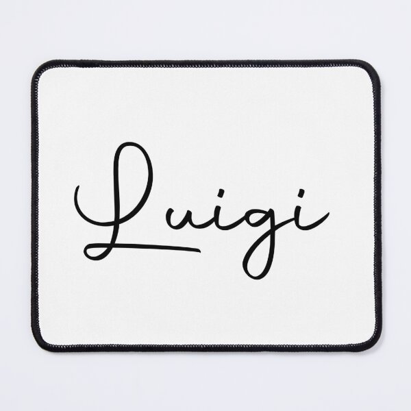 Item preview, Luigi Cursive Name Label designed and sold by NafilNafiz.