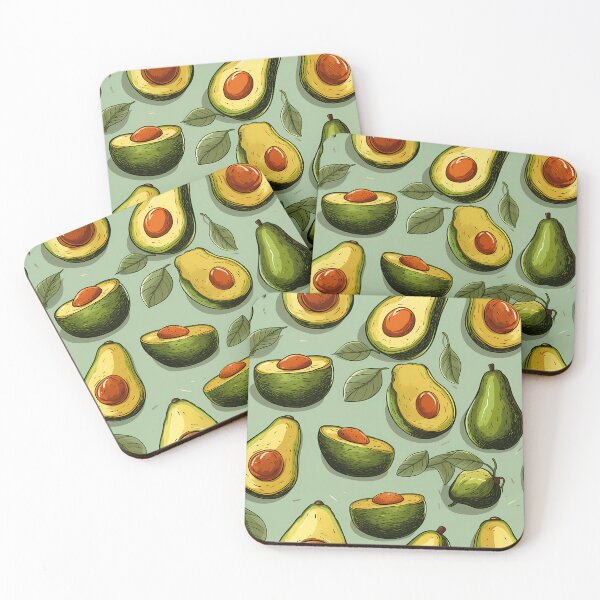 Item preview, Delightful Avocado: Nature-Inspired Seamless Pattern designed and sold by SnowStudio2022.