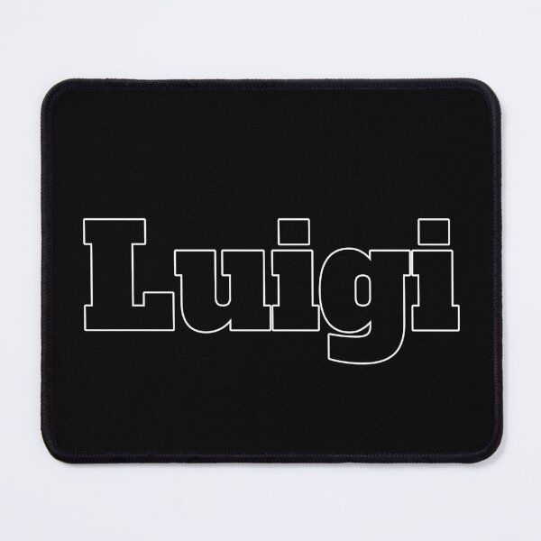 Item preview, Luigi Bold Name Label (Black) designed and sold by NafilNafiz.