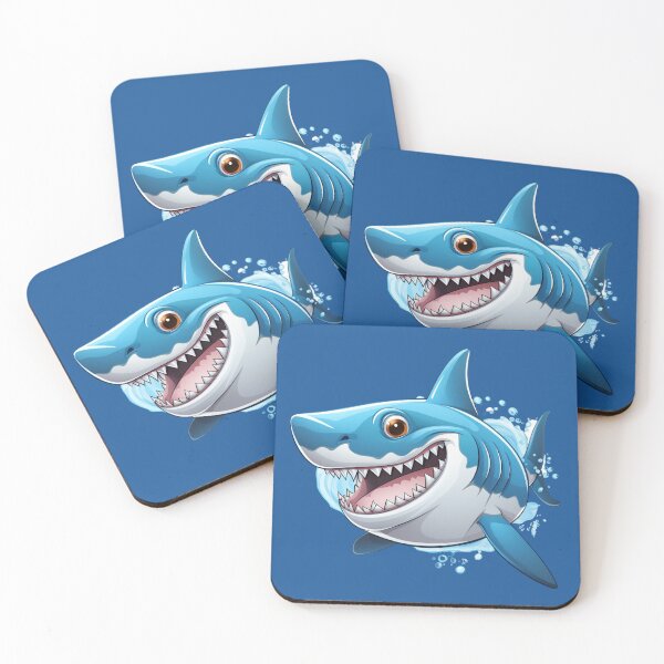 Item preview, Smiling Shark designed and sold by MyMerryMary.