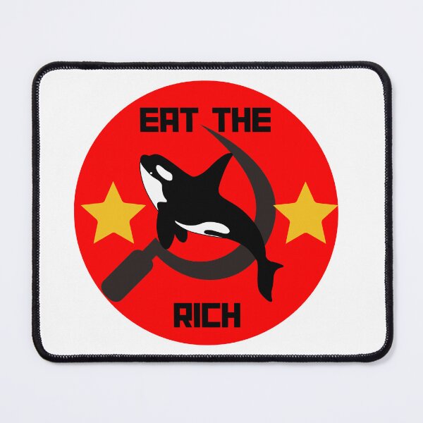 Item preview, White Gladis Eat the Rich Tshirt designed and sold by Googy123.