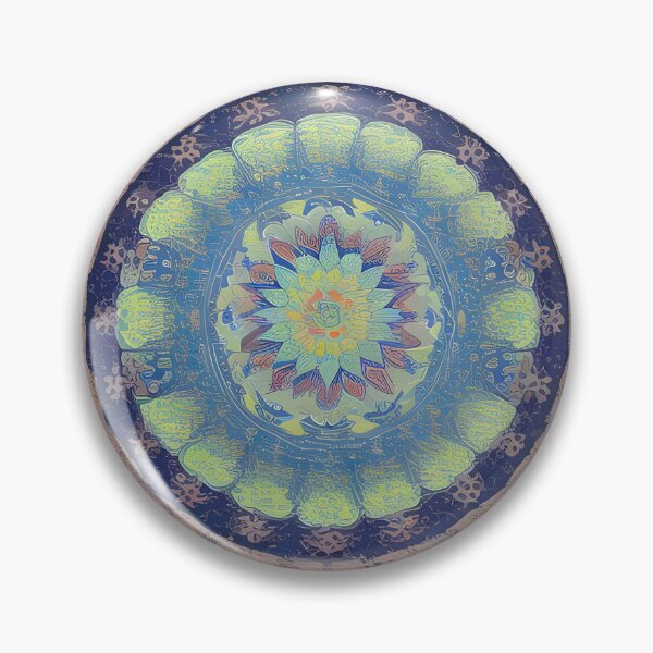 Item preview, Painted Mandala Circle Art 44 by MMA designed and sold by spacemandala.