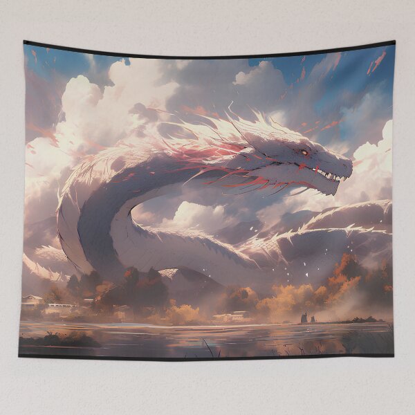 Item preview, Epic Fantasy Dragon: A Journey through Japanese Landscapes designed and sold by Wylveragon.