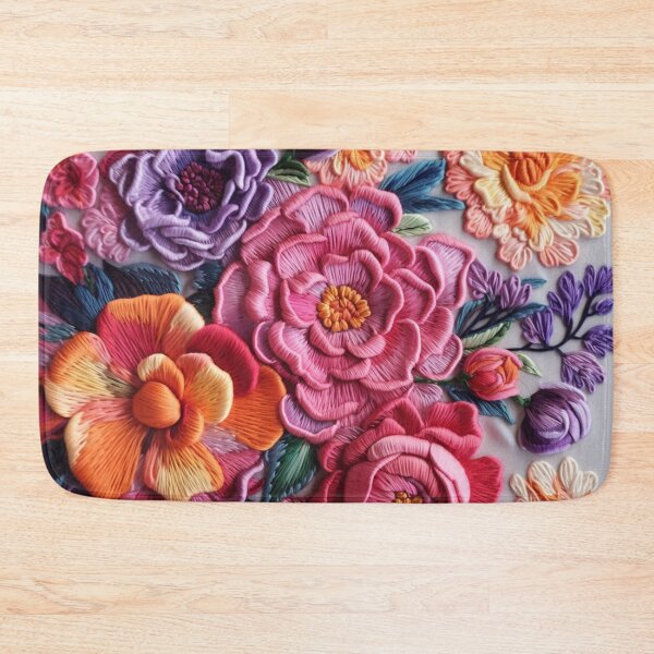 Item preview, Embroidered Flowers designed and sold by Beauty  Art Printable.