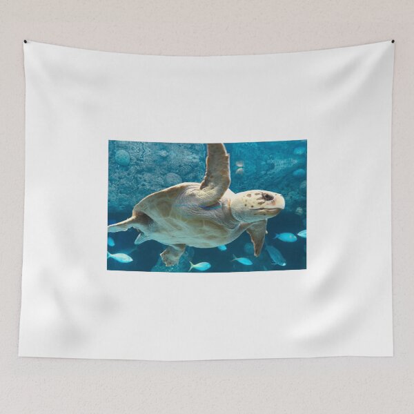 Item preview, Swimming sea turtle  designed and sold by lobo517.