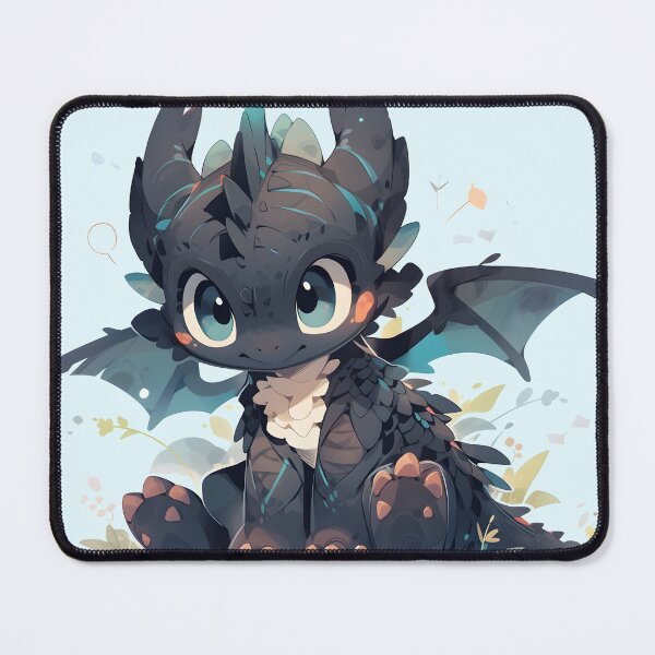Item preview, Black cute dragon loves you! designed and sold by HydraDreams.