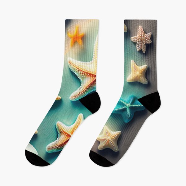 Item preview, Starfish Seashells Beach Scene designed and sold by purplesensation.
