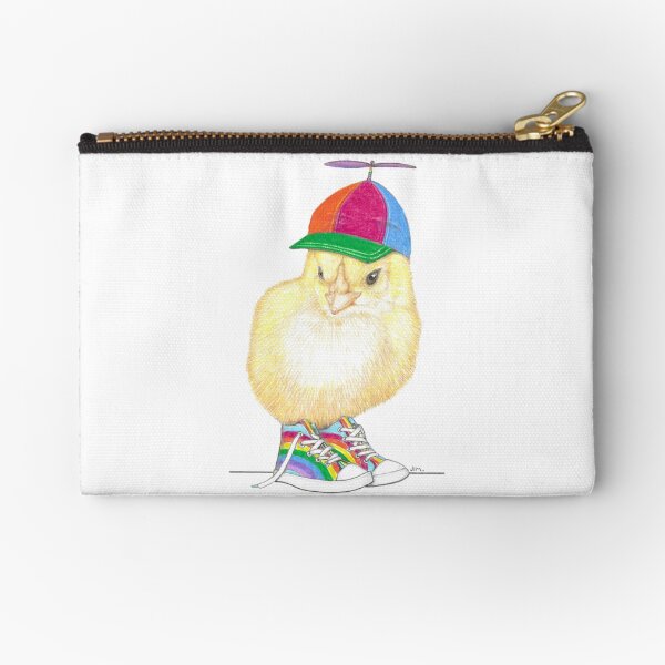 Item preview, Baby Chick with Propeller Hat and Rainbow Sneakers designed and sold by JimsBirds.