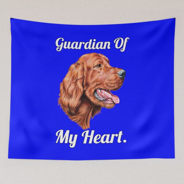 Item preview, Irish Setter Dog Owner Guardian Of My Heart designed and sold by fantasticdesign.